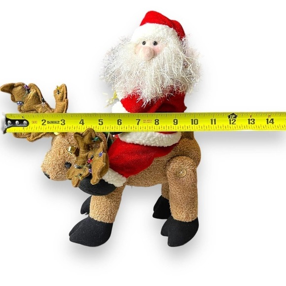 VTG Electronic Singing Dancing Jingle Bell Santa Reindeer WORKING - Picture 12 of 15